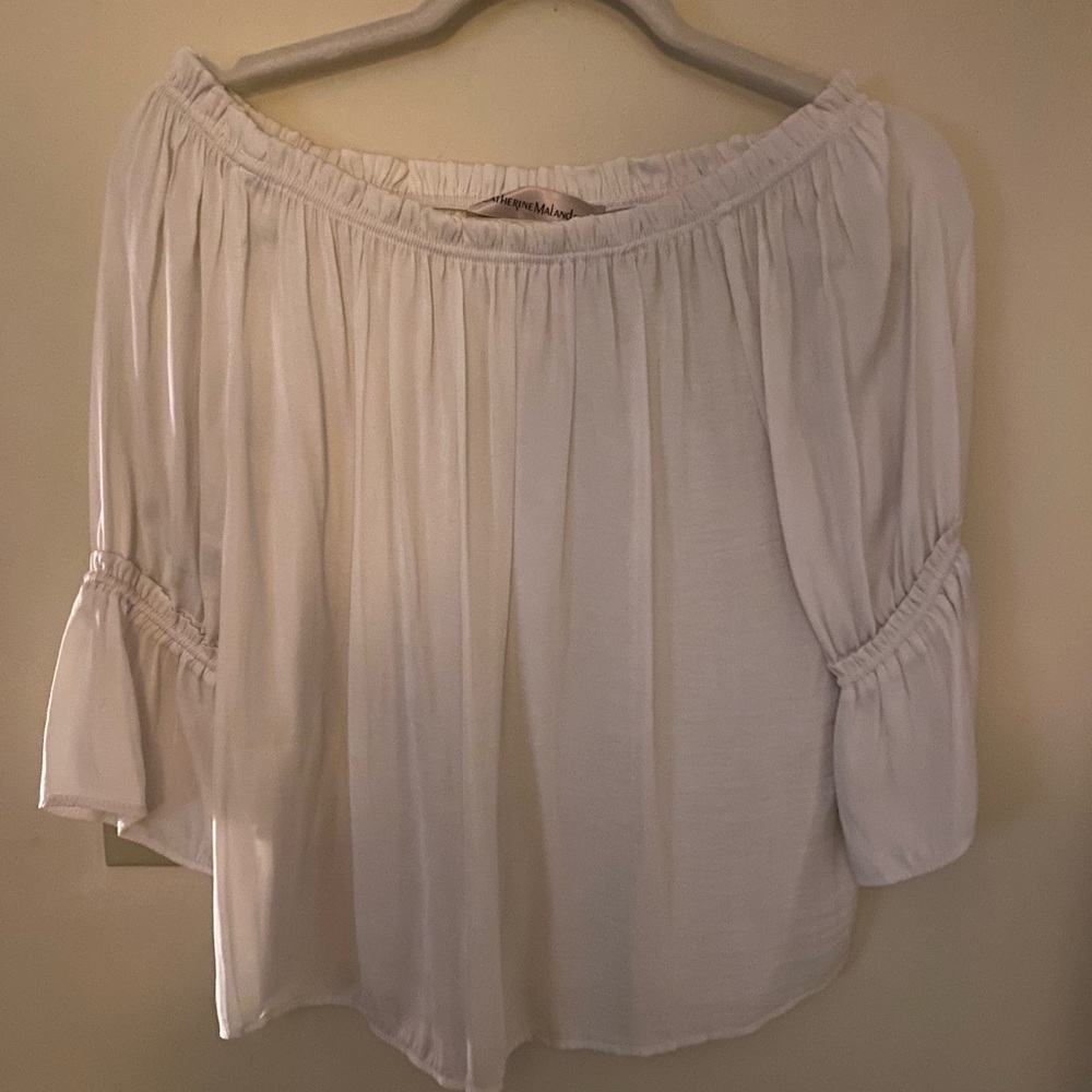 Women's Off-Shoulder White Top